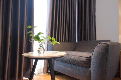 Et opholdsområde på Galaxy Hotel - Ben Thanh Market