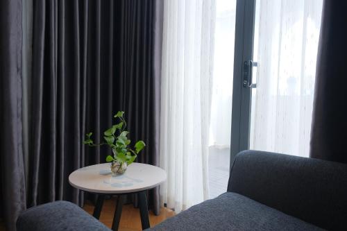 Et opholdsområde på Galaxy Hotel - Ben Thanh Market