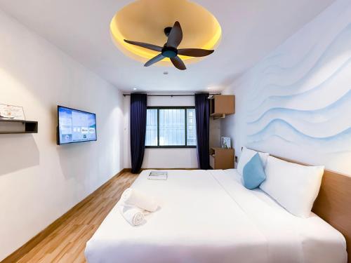 Letto o letti in una camera di Sea Vista Boutique Hotel & Apartment