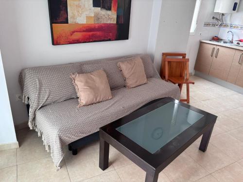 Kuchyň nebo kuchyňský kout v ubytování Apartamento poleo