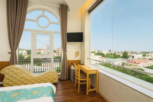 Μπαλκόνι ή βεράντα στο Bighotel Can Tho