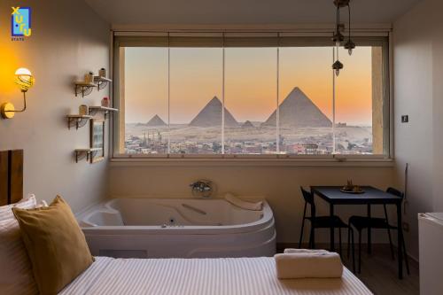 Jacuzzi Studio By The Historic Pyramids Apt1