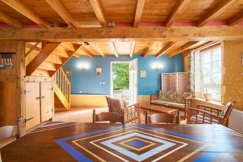 Χώρος καθιστικού στο Domaine Le Pré Fleuri