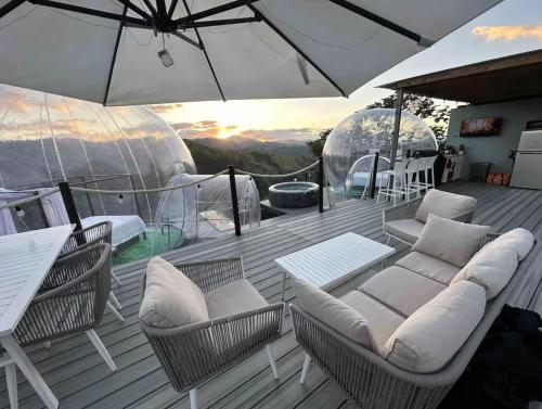 Φωτογραφία από το άλμπουμ του Serene Sunsets Bubbletents and Jacuzzi σε Orocovis