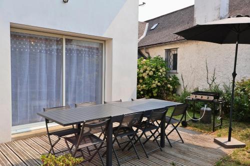 Patio nebo venkovní prostory v ubytování Maison basque authentique à Larrau