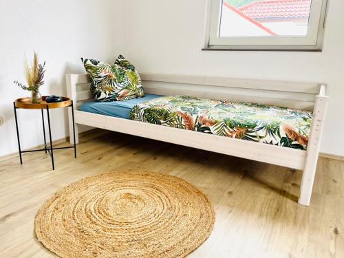 Postel nebo postele na pokoji v ubytování Old town apartment with flair centrally located