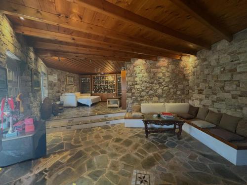 Χώρος καθιστικού στο Summer villa Levon