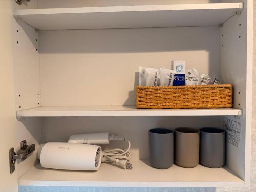 302Room,7-minute walk from Uguisudani Station located on the 3nd floor of an apartment-style building Twin room No elevator