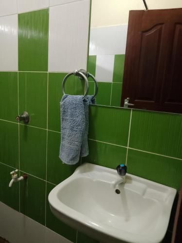 Koupelna v ubytování Golunna Apartment
