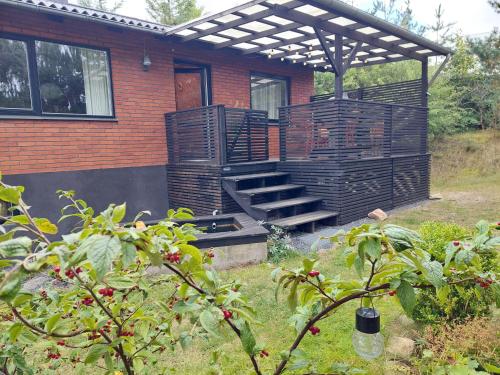 Zahrada ubytování Retro Guest House Near Rebild Hills