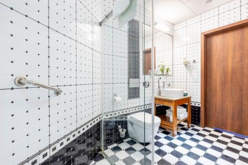 Koupelna v ubytování Hotel Piast Wrocław Centrum