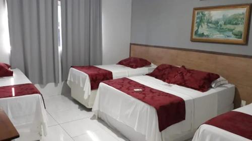 En eller flere senge i et værelse på Colorado Hotel