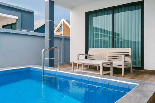 Πισίνα στο ή κοντά στο pattaya homely pool villa