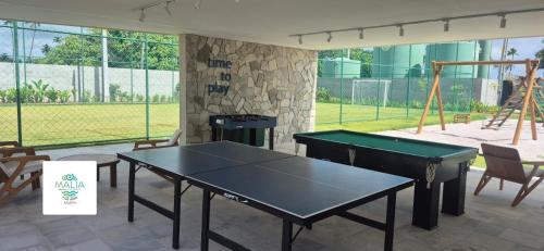 Stolní tenis v ubytování Flat Malia Beach 005A nebo okolí