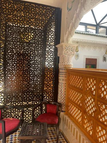 Zona de estar de Riad Jnane Fes Medina & Luxury Palace