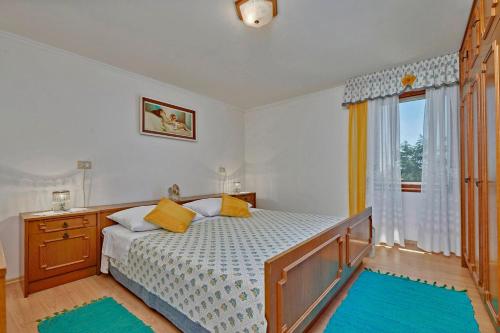 Postel nebo postele na pokoji v ubytování Snašić in Ravni * Istrien