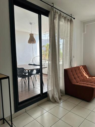 Χώρος καθιστικού στο L'appartement de la Trinité