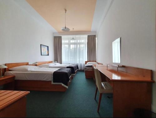Cama o camas de una habitación en Hotel TA Sololaki