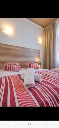 Postel nebo postele na pokoji v ubytování Stodolní Apartment