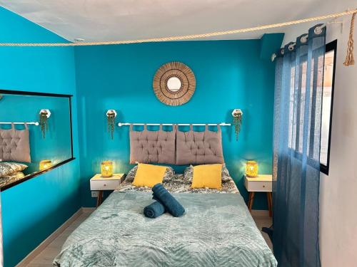 Ein Bett oder Betten in einem Zimmer der Unterkunft Studio - Centre - Gare - wifi