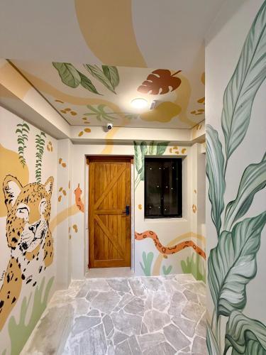 Телевизор и/или развлекательный центр в Casa Savana Suítes