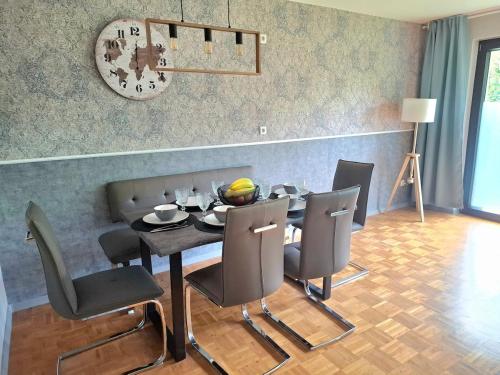 Χώρος καθιστικού στο PK Apartment 2 in Seenähe & mit Garten