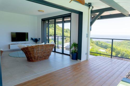 Μια τηλεόραση ή/και κέντρο ψυχαγωγίας στο Villa Mansfenil Le Marin