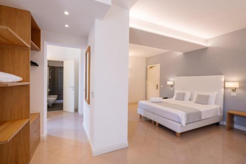 Katil atau katil-katil dalam bilik di Hotel Nazionale