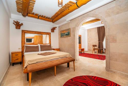 Cama o camas de una habitación en PASHA PALACE HOTEL