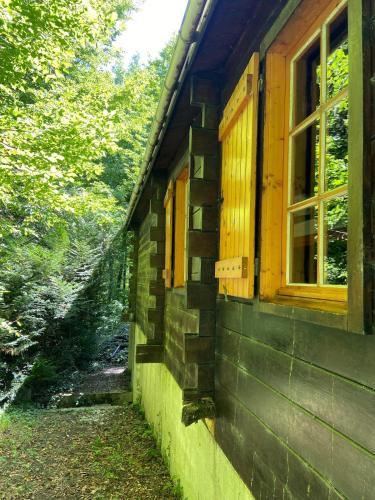 Un jardín fuera de Refuge Nature - Chalet avec Terrasse vue forêt