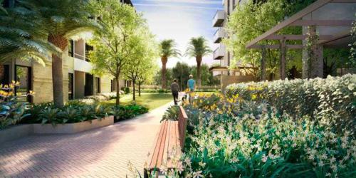 O grădină în afara Royal Executive Living Garden Executive Home