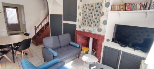 Posezení v ubytování Le Morel