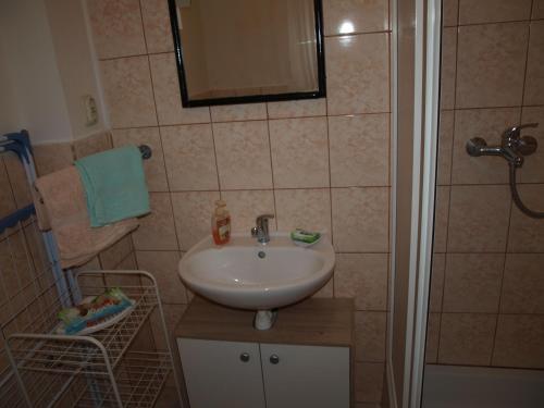 Koupelna v ubytování Apartment Luna