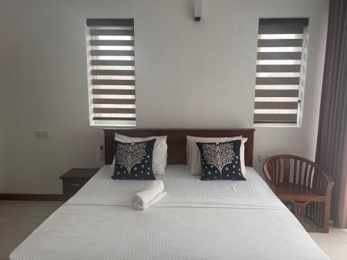 Silina Airport Residence & Transit Hotelにあるベッド