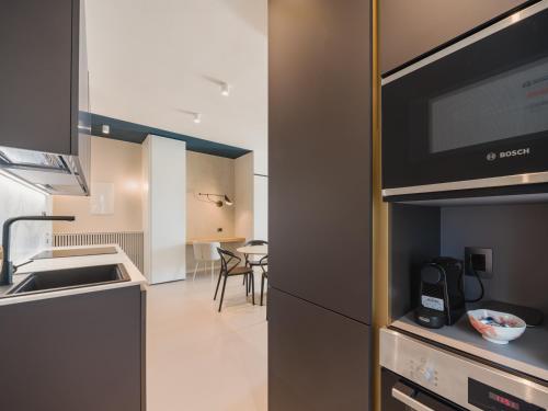 Η κουζίνα ή μικρή κουζίνα στο Magnolia Studio Appartamento Marina di Carrara
