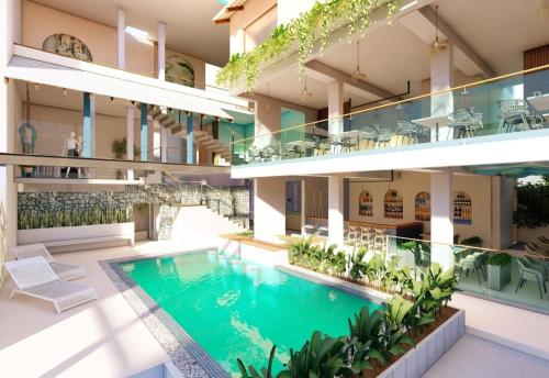 Bazén v ubytování Brizo Paradiso Boutique Hotel nebo v jeho okolí