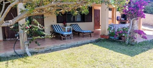 Κήπος έξω από το Villa Ventura, Chia