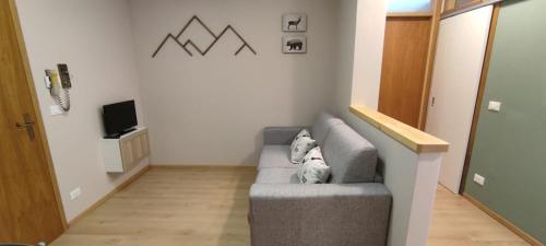 TV a/nebo společenská místnost v ubytování Bosco Verde