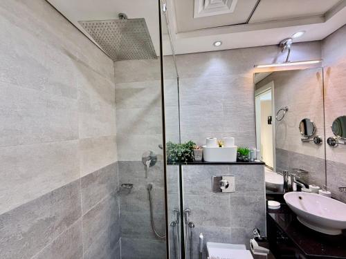 Koupelna v ubytování Luxury Studio Beside Circle Mall