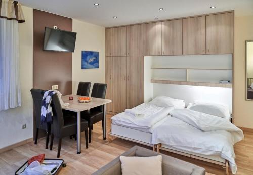 Ένα ή περισσότερα κρεβάτια σε δωμάτιο στο Seemuschel - 6