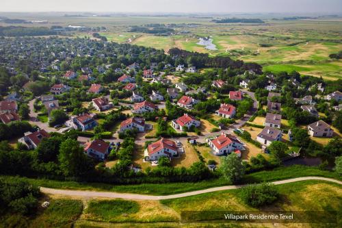 arial view of a suburb with houses at Villapark Residentie Texel in De Cocksdorp