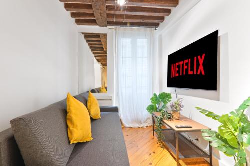 Studio Charmant Appartement Quartier Les Marais Free Netflix