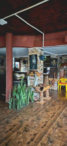 Un lugar para sentarse en African Tribe Hotel