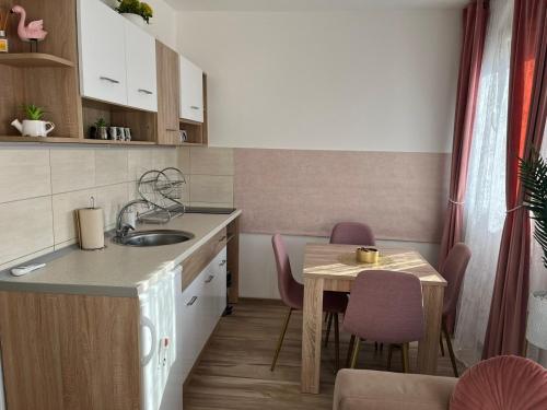 Una cocina o cocineta en Oaza Apartman stan na dan