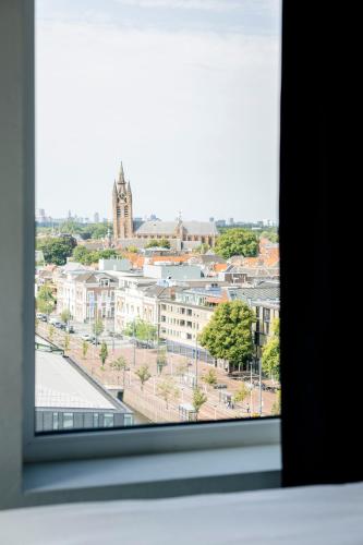 ホテルから撮影された、または一般的なデルフトの景色