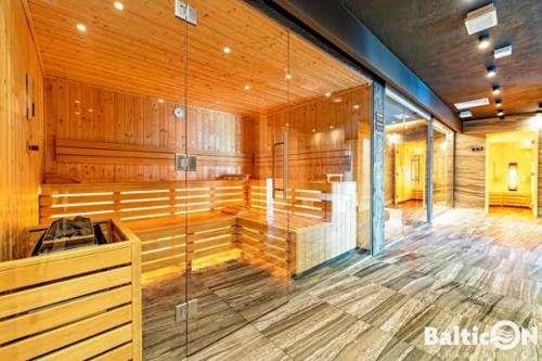 Fotografia z galérie ubytovania Apartament Premium IV z Garażem, Basen, Sauna, Grota Solna , Silownia, Jacuzzi v destinácii Kołobrzeg