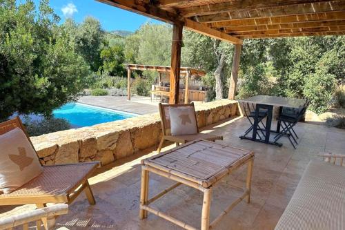 Bazén v ubytování Casetta Soli Di Santa Lucia nebo v jeho okolí