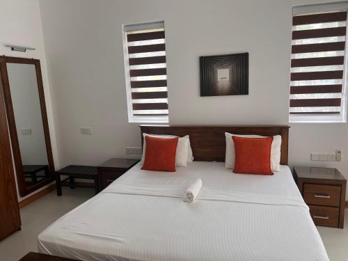 Silina Airport Residence & Transit Hotelにあるベッド