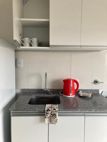 Η κουζίνα ή μικρή κουζίνα στο Como en casa
