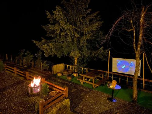 Een tuin van Ilıca Bungalov